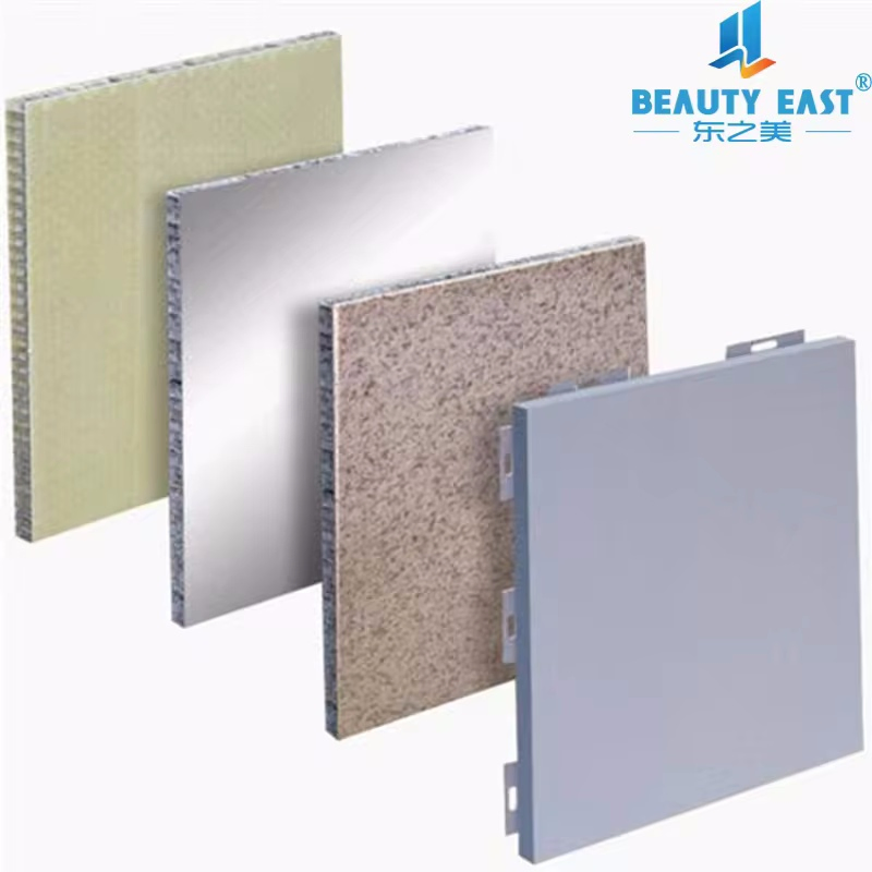 Beauty East Aluminum Sanwich Honeycomb Panel Aluminum Curtain Wall Cladding Facade