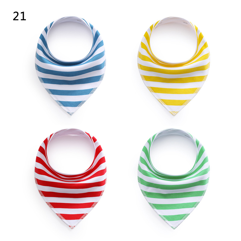 0141 Custom Fleece 100% Cotton Triangle Baby Bib Baby Bandana