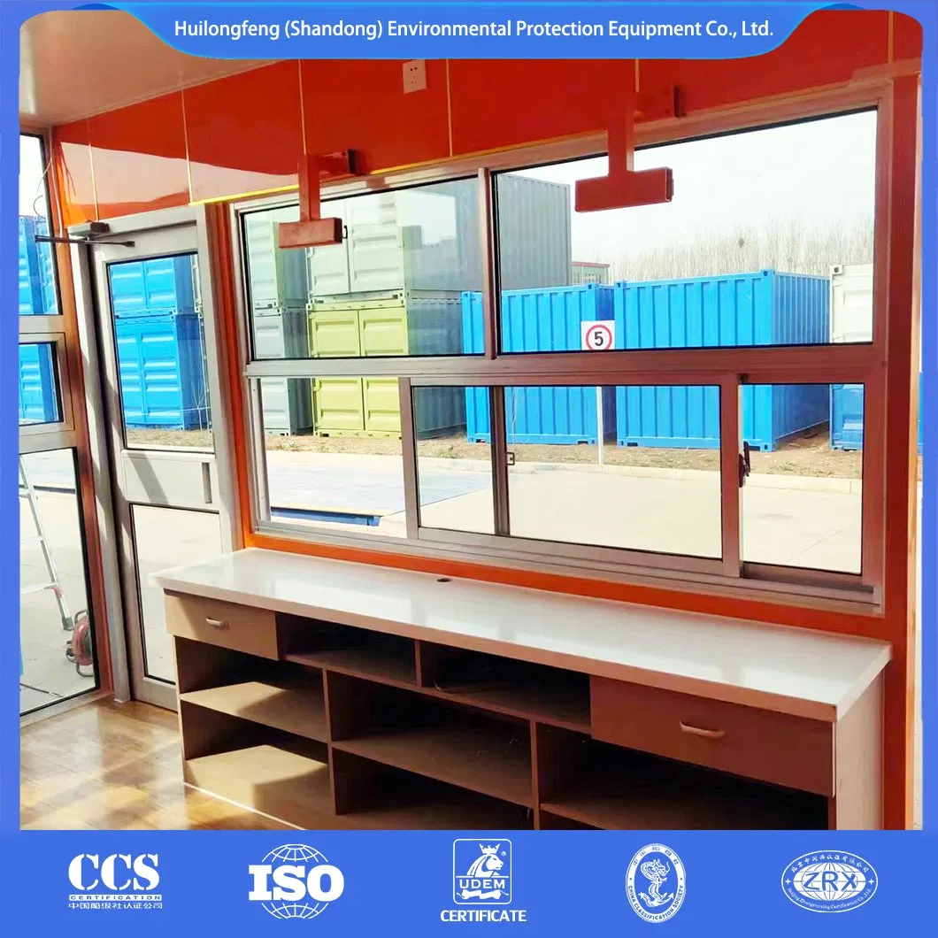 Custom-Made Prefabricated Shipping Container House/Shop/Booth with Factory Price