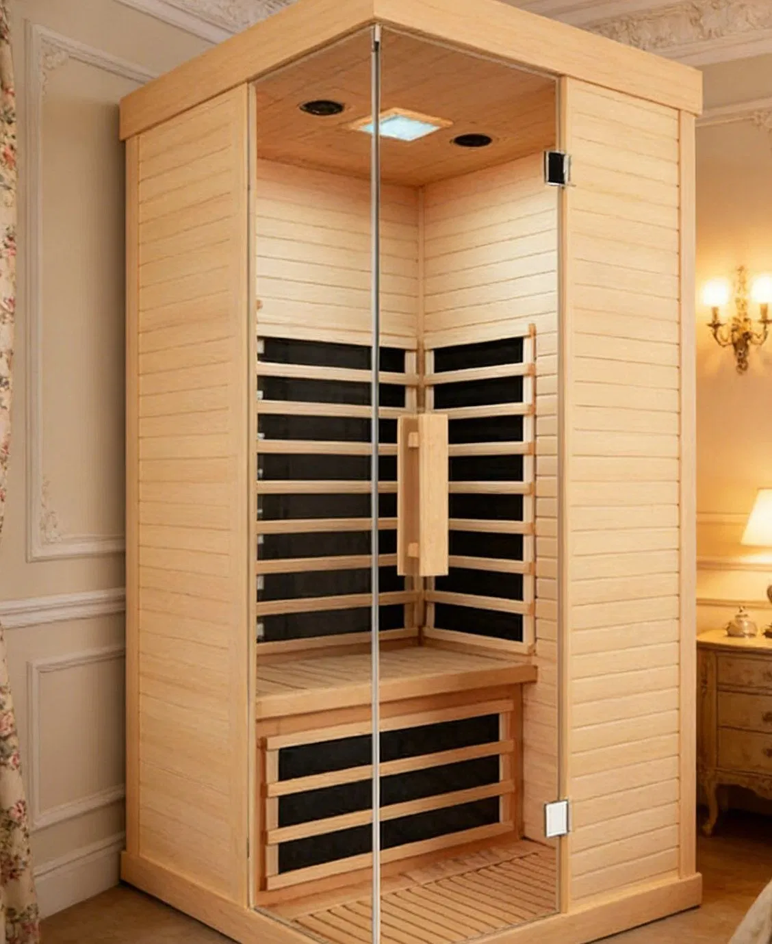 Инфракрасная сауна для 2 человек из канадского хемлока