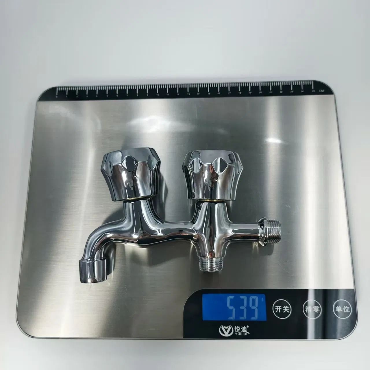 Double Outlet Multifunctional Faucet Accessory Zinc Alloy Body Connectable Hose Universal for Multi-Scenario Washing Machine