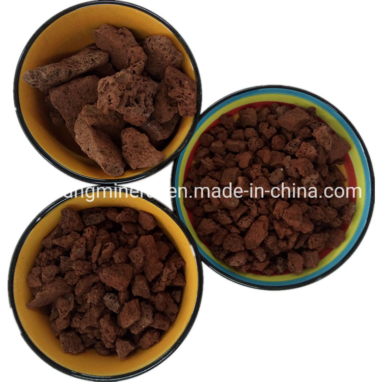 White/Red/Black Lava Srone Rock Prices Red Volcanic Grill Stone Natural Baslat Stone for Oil Cooking