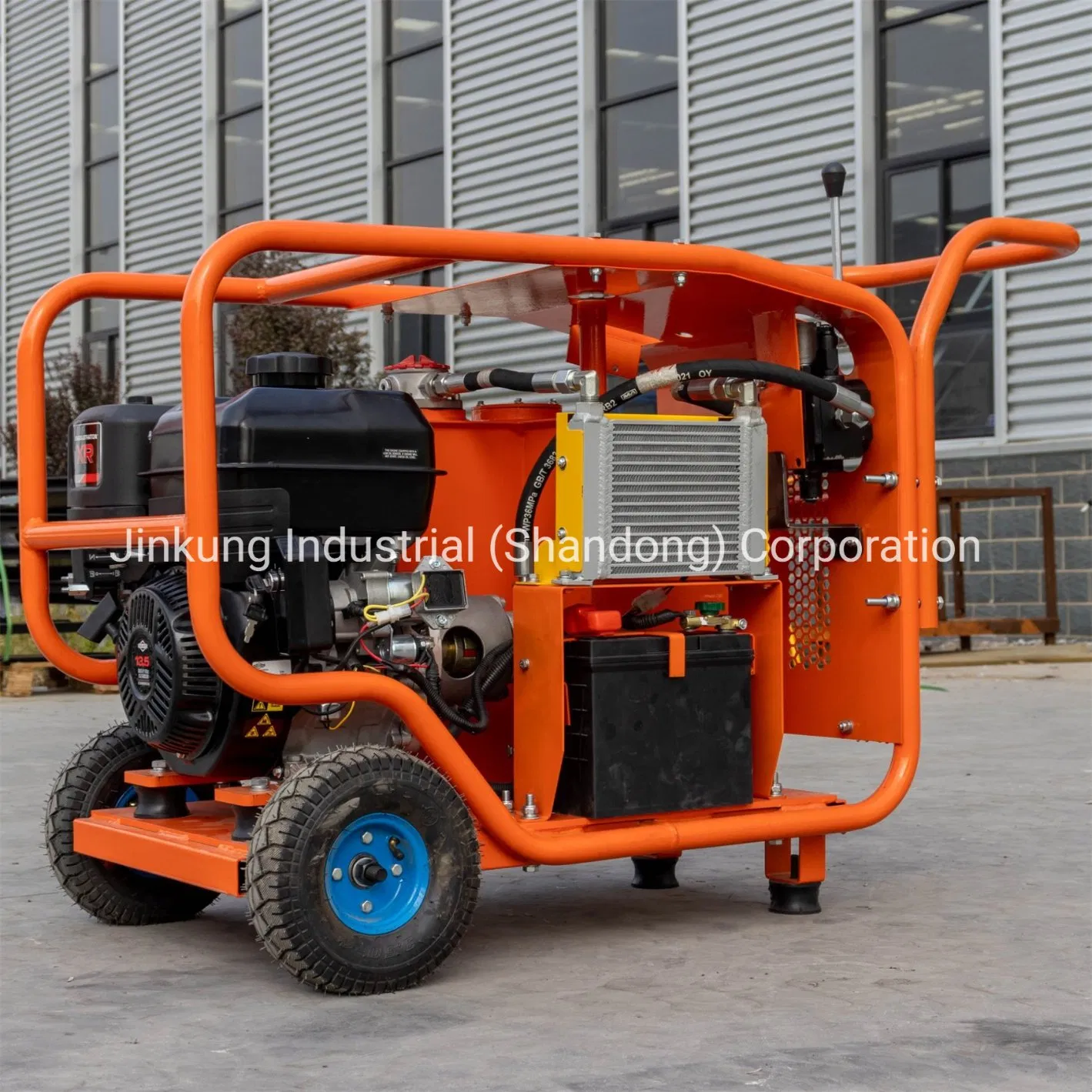 Electric Multifunction 13.5HP Hydraulic Power Unit Ht14-30 Gasoline Engine Hydraulic Power Station