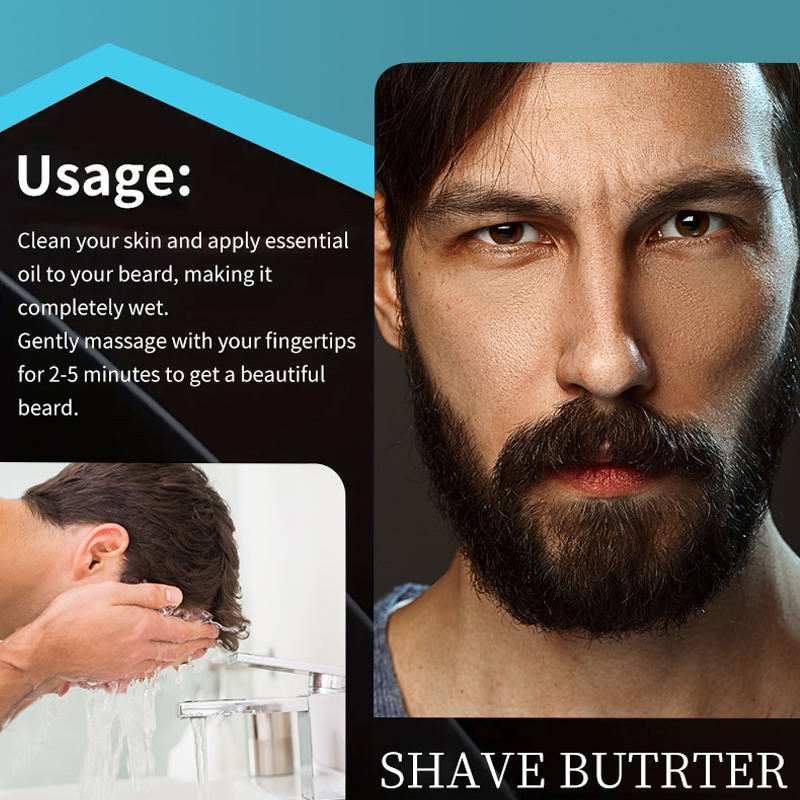 Organic Anti-Hair Loss Moisturizing Smoothing Beard Regrowth Oil
