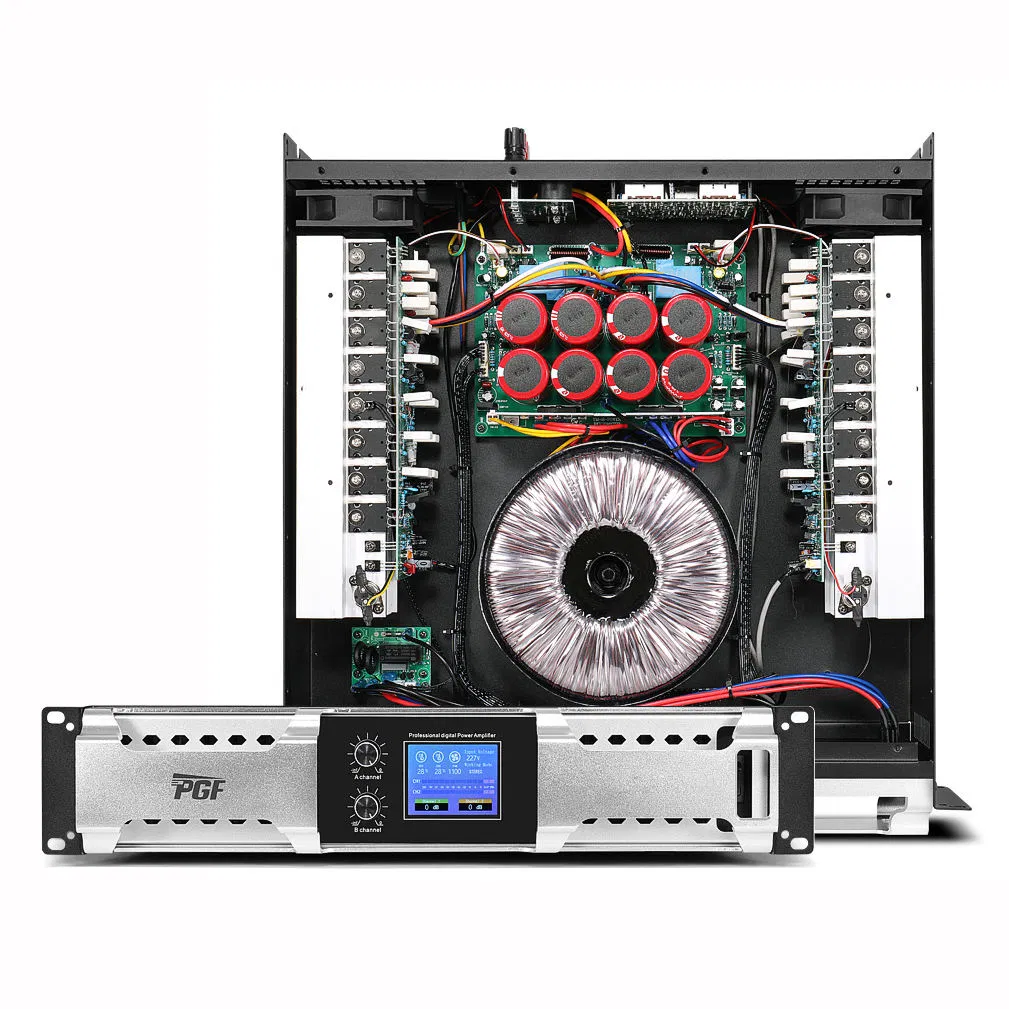 Powerful 2*600W Amplifier with Enhanced Sound Quality