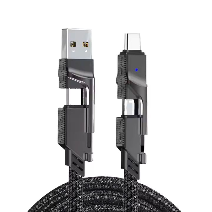 Custom Charger Data Cables Nylon USB Cable Type C Cable Double Head