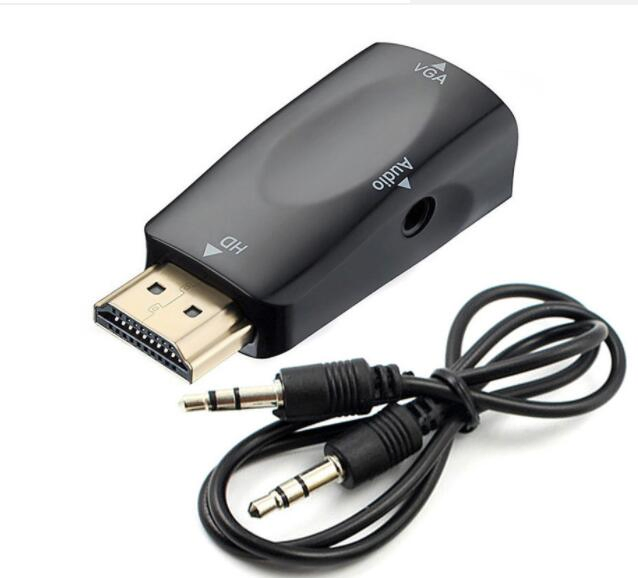 High Speed 1080P HDMI to VGA Adapter with Audio Output