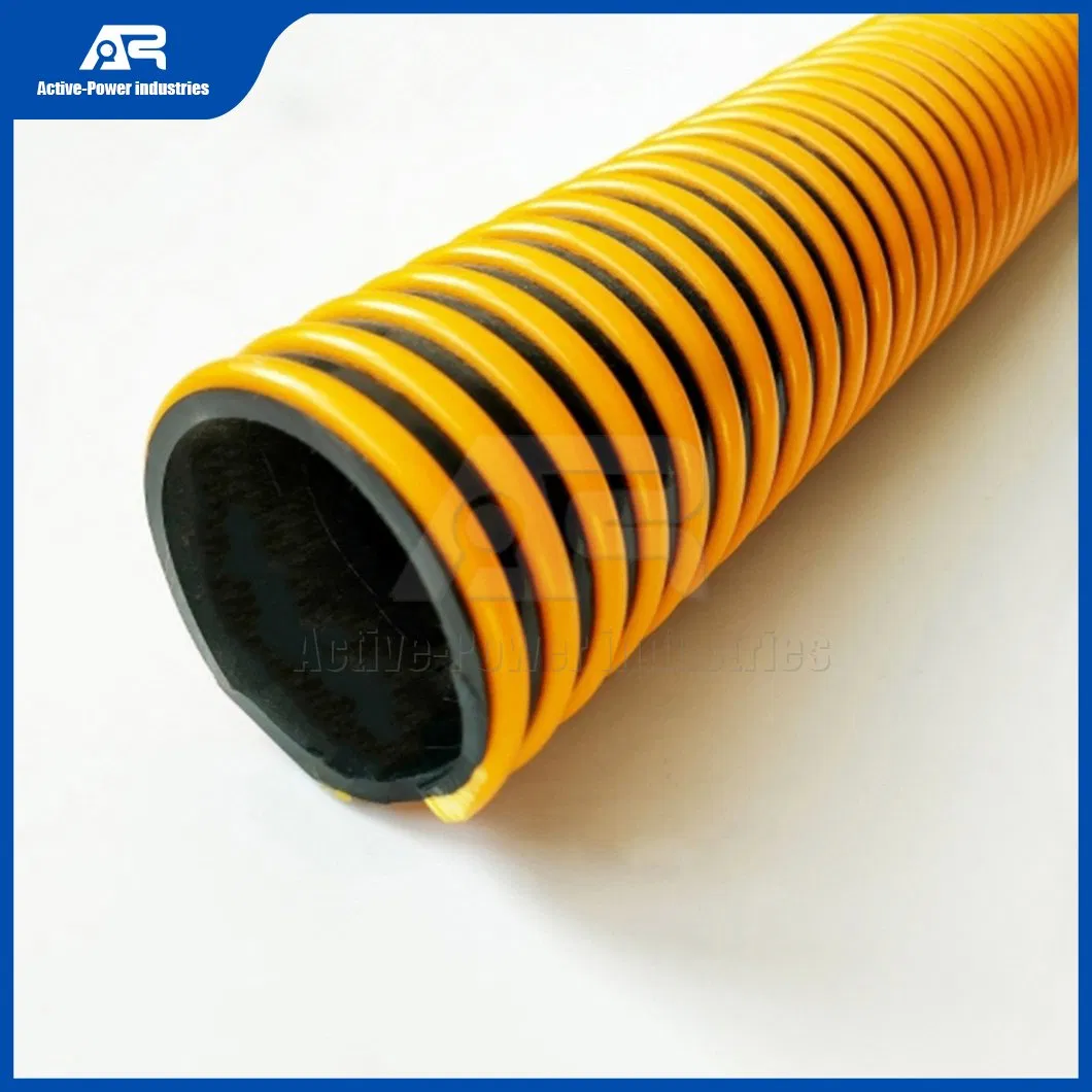 Active-Power Industries PVC Flexible Suction Hose Distributor China Flexible Smooth PVC Steel Wire Fiber Composite Water Suction Hose