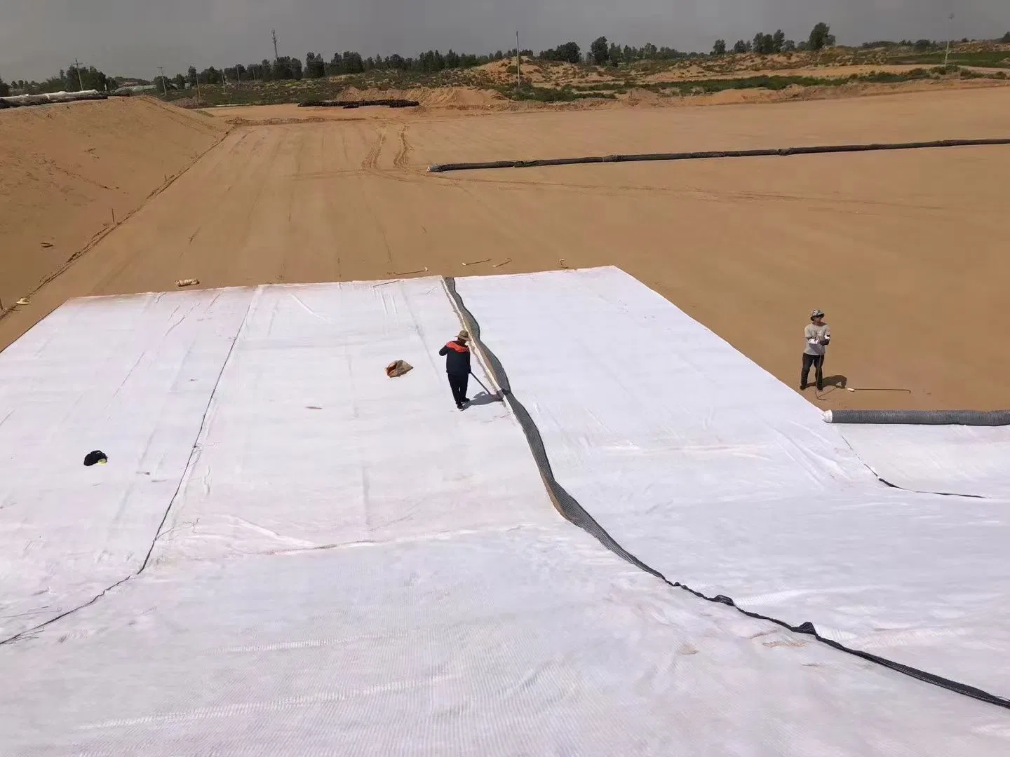 Filter Isolation Geotextile Supplier Pet PP Highway Filament Non-Woven Geotextile