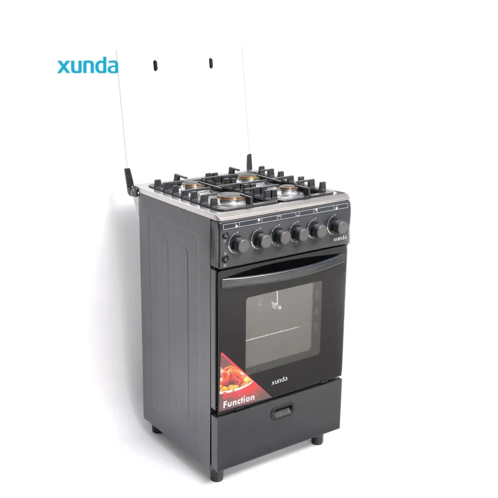 Xunda Multifunctional Four-Stove Gas with Oven for Home Cooking