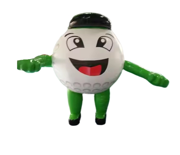 Boyi Custom Moving Advertising Inflatable Mascot Golf Suit Costume