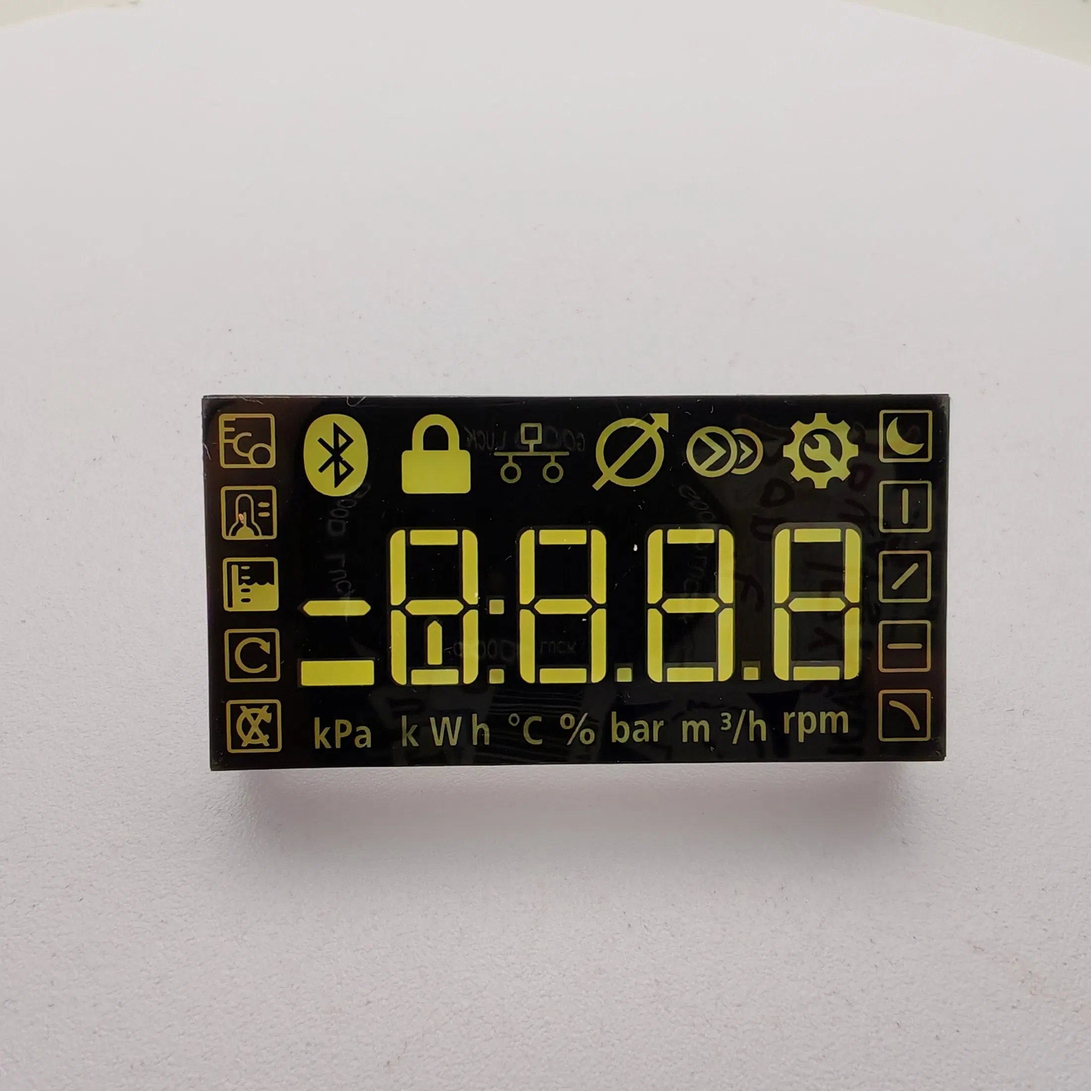 Customizable White & Green LED 7-Segment Display for Electric Scooters