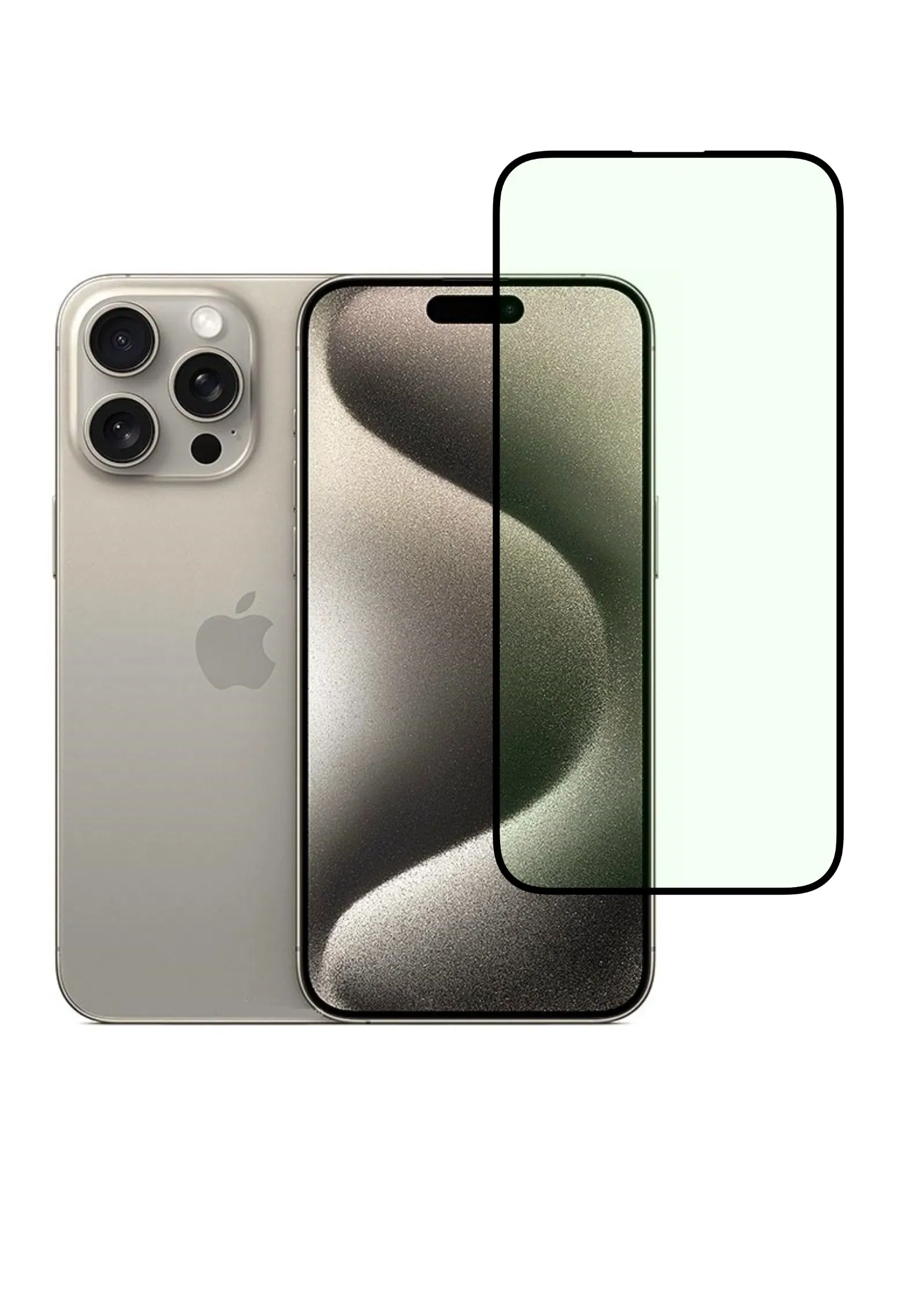 Защитное стекло 2.5D Anti-Blue Light для iPhone 15/16 PRO Max