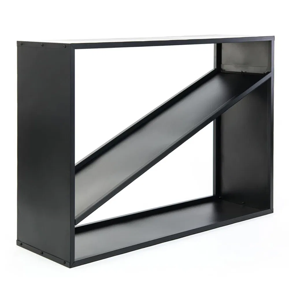 Metal Wood Storage Unit Smart Log Box Log Storage Rack