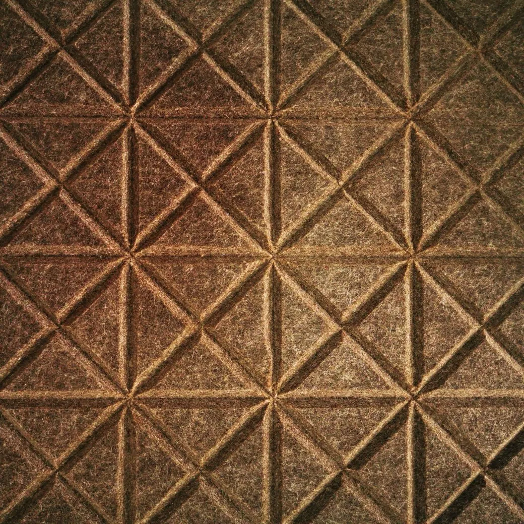 3D Model Design Self Adhesive Polyester Material Acosutic Panel