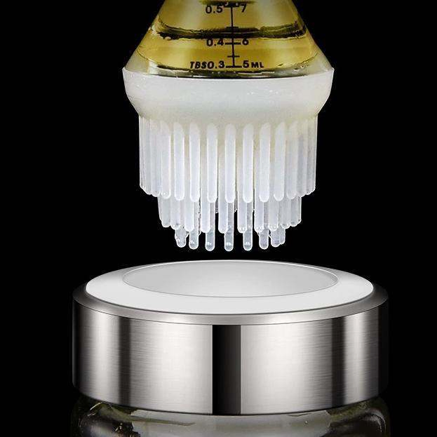 Silicone Rubber Squeeze Quantitative Oil Bottle Portable Oil Tight Brush Bottle