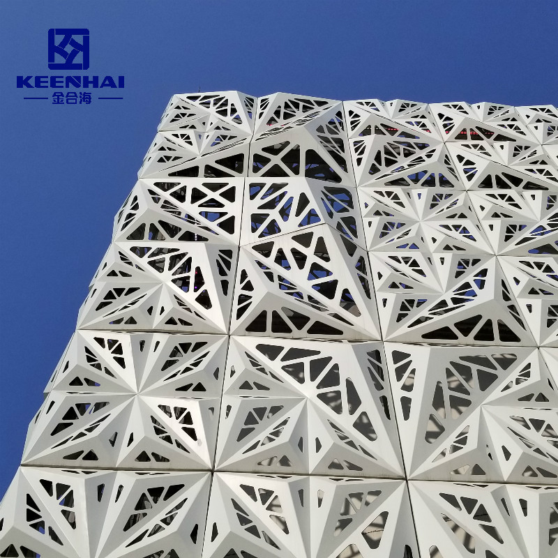 External Cladding Panels Exterior Wall Cladding Facade 3D Aluminum Siding Wall Panels (KH-CW-54)