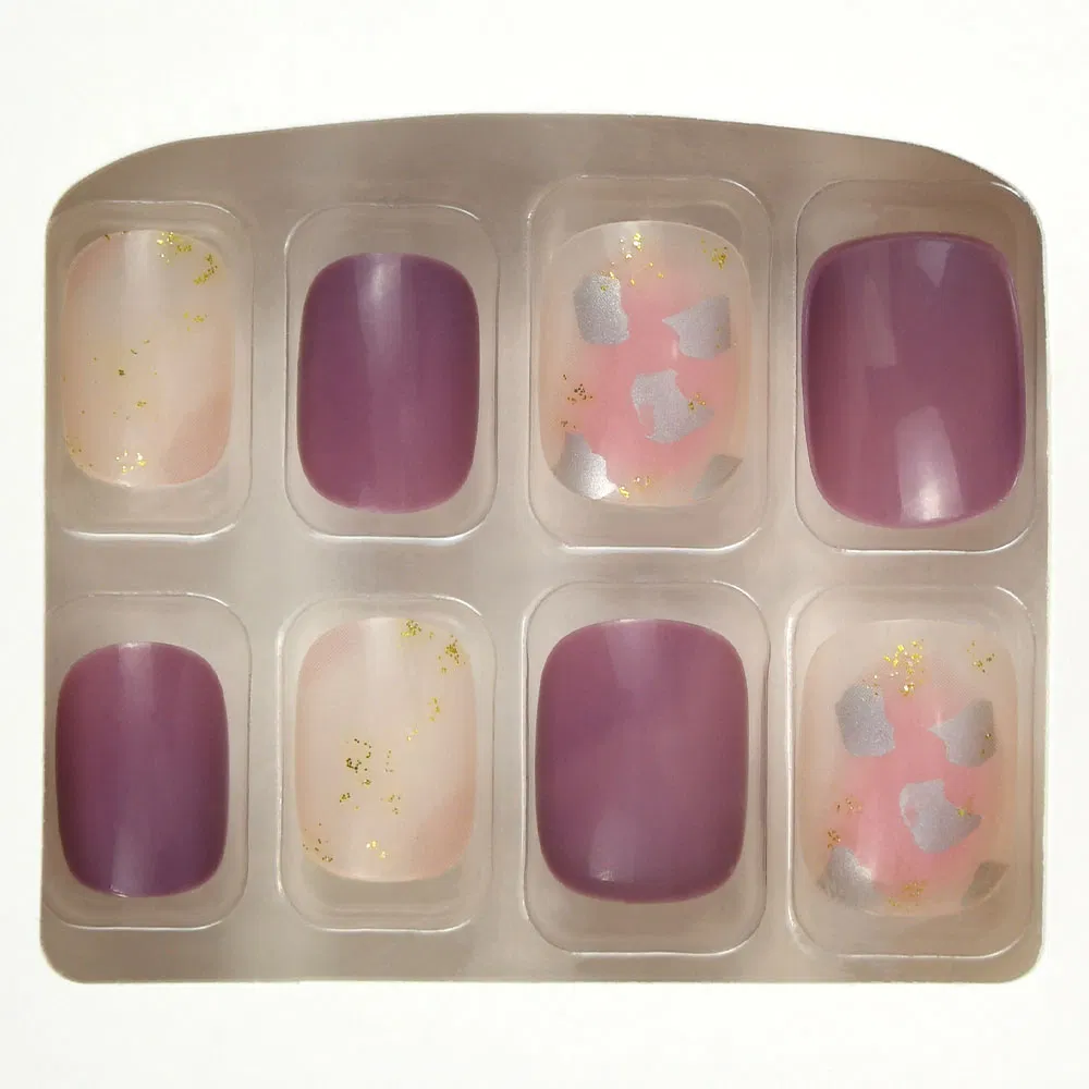 Handmade ABS Full Cover False Nail Kit Artificial Fake Press on Nails Art Set with Customized Box Packaging