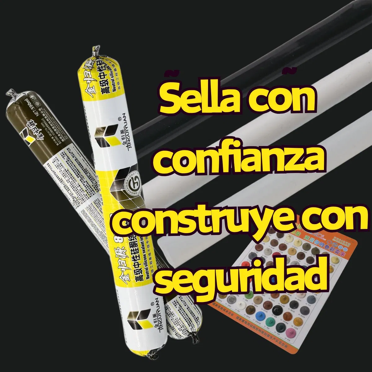 Silicona 100% PARA Muros Cortina, Adhesion Estructural Fuerte Y Duradera