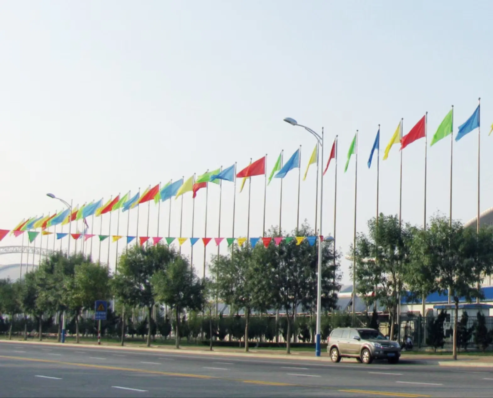 Nantian Anodized Tapered Flag Mast