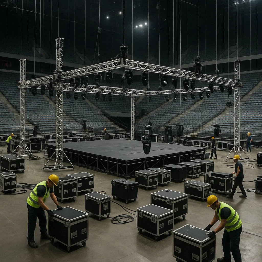 Professional Stage Manufacturer Offering Custom Stage Platform Solutions for Elegant Wedding Events