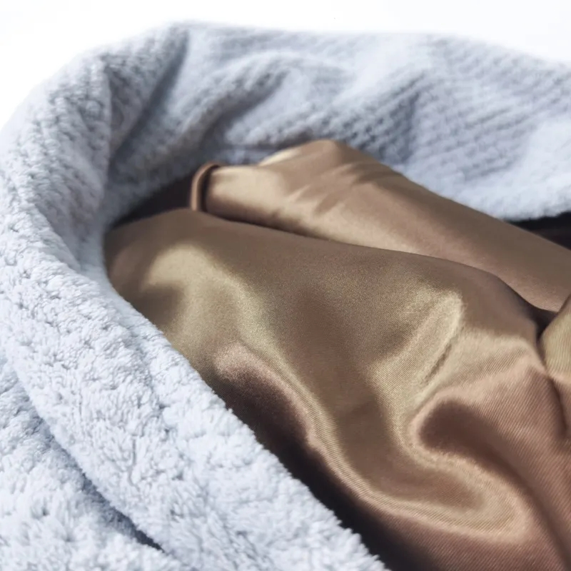 Shower Caps Custom Quick Drying Towel Microfiber Hair Drying Cap Bonnet