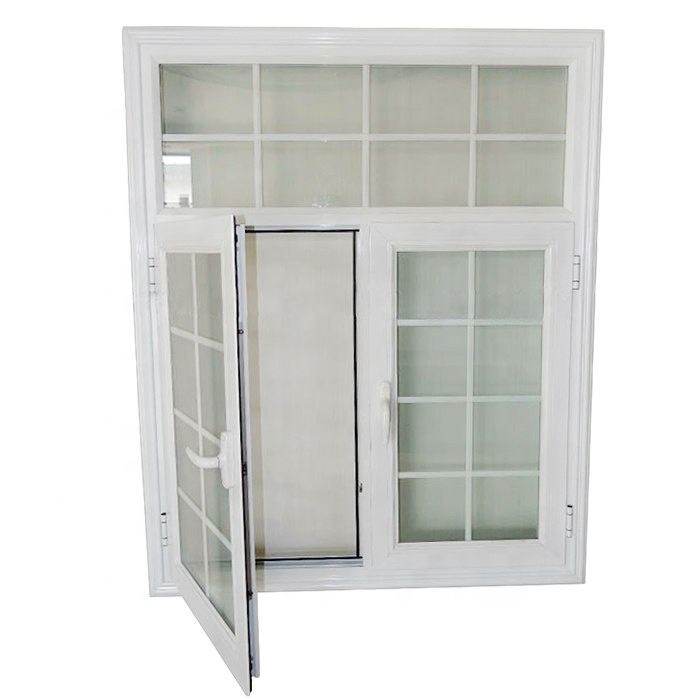 Foshan Wanjia Factory Aluminum Window Design with Grill Window Casement Windows