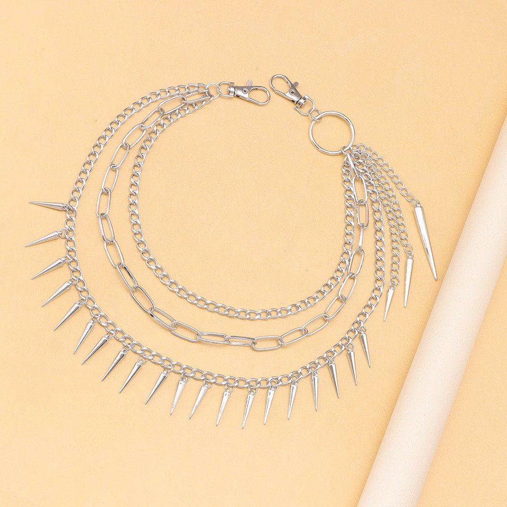 Аксессуары для одежды хип-хоп шипы заклепки цепи металл
