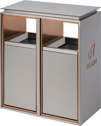 Stainless Steel Garbage Bin with Motion Sensor Lid