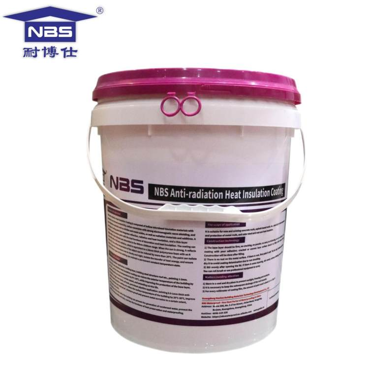 Nbs-122 Anti-Radiation Thermal Insulation Coating Metal Roof Cladding Chemical Paint Container