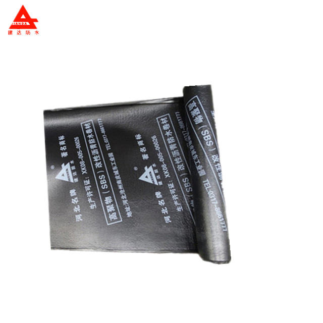 Torched Flat Roof Sbs Modified Bitumen Roll Waterproofing Membrane 3mm