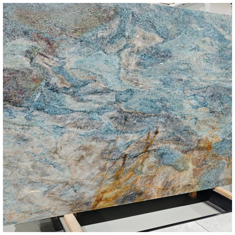 Jeriba Blue Quartzite Slabs for Tiles and Countertops
