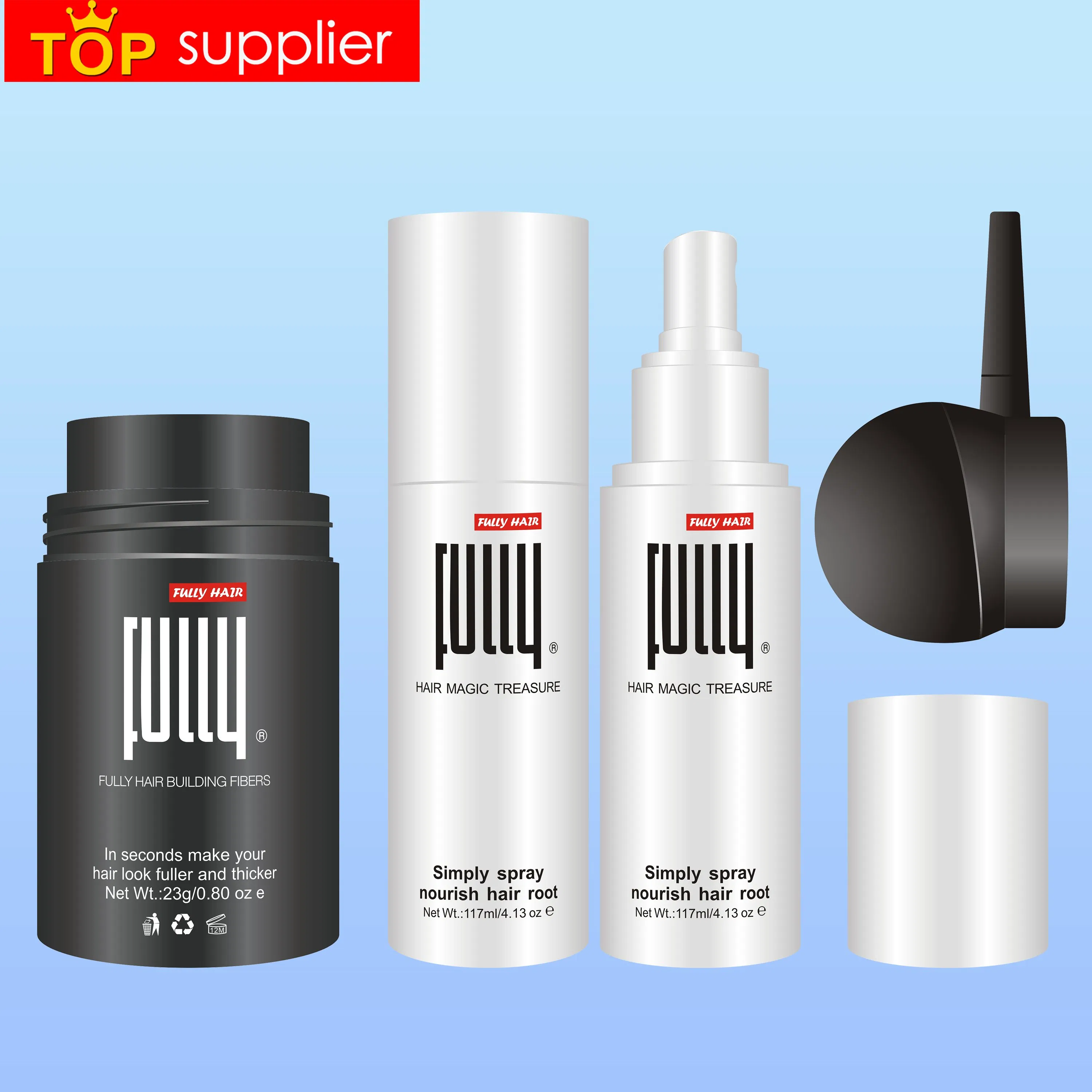 Волокна для увеличения объема волос FULLY Keratin