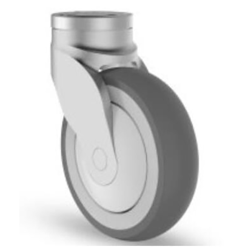 Plastic Bolt Hole Casters with Ball Bearing, Medical Castor