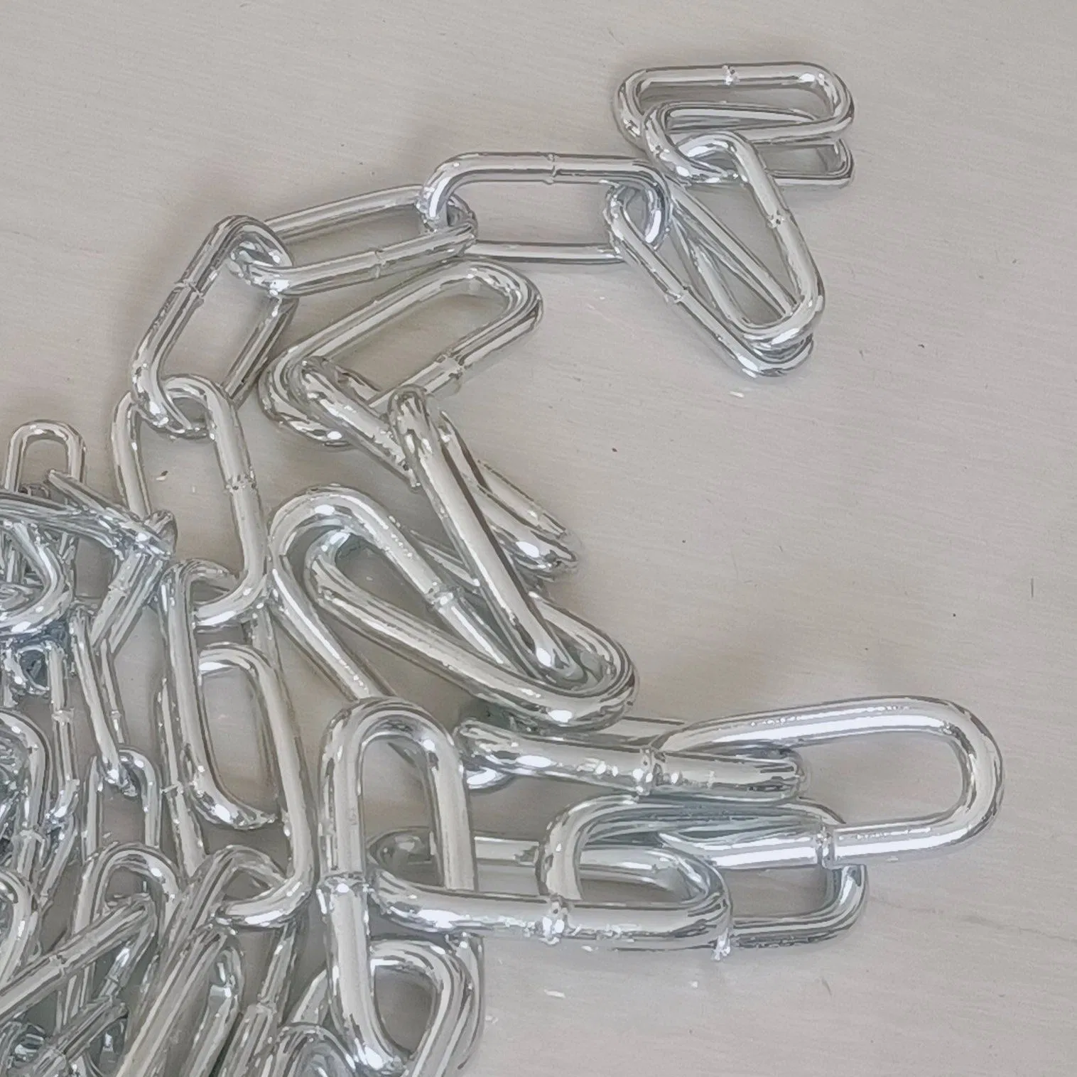 High Quality Ordinary Mild Steel Long Cadena Galvanizada Link Chain Hardware