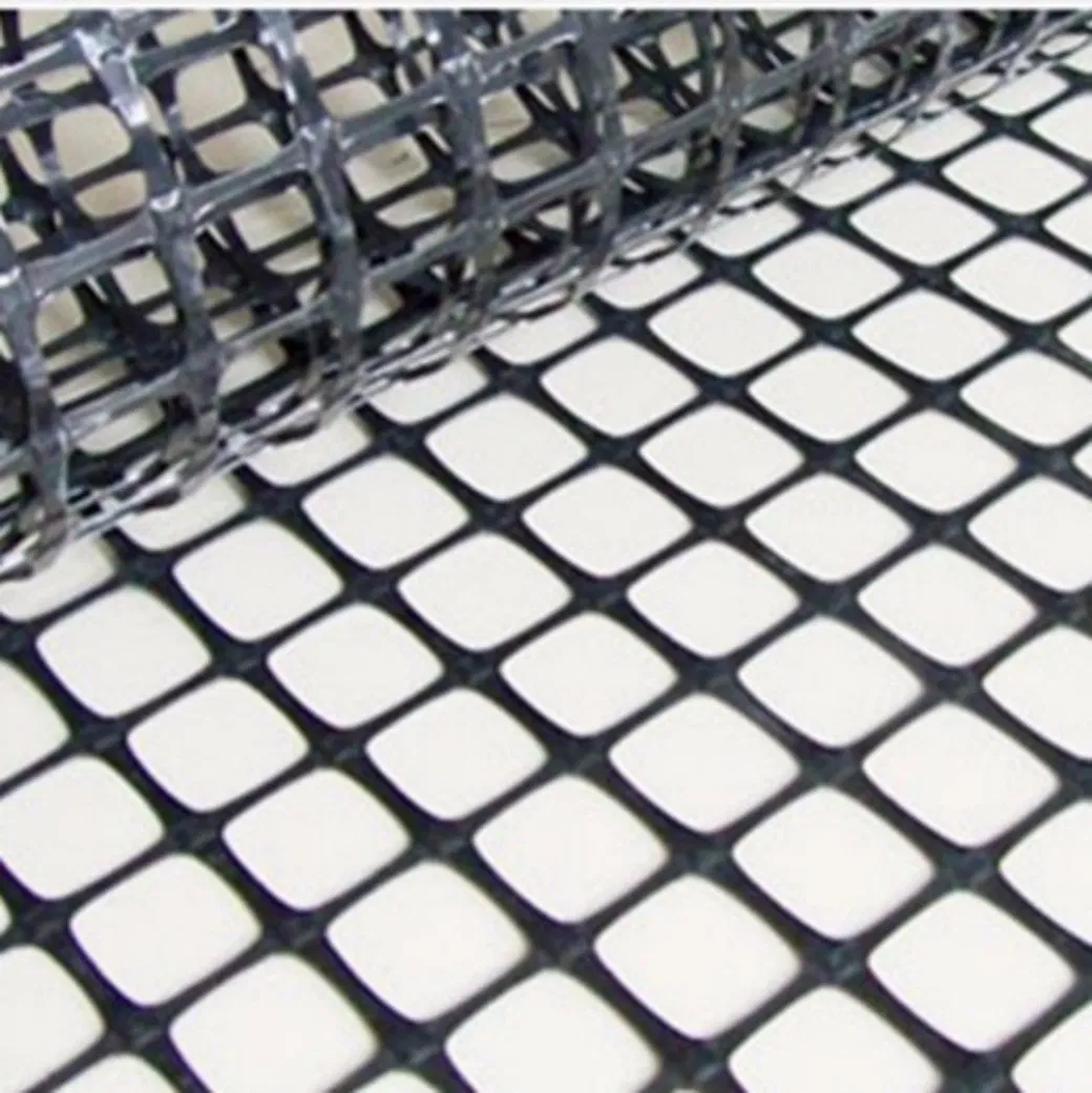 Price Biaxial Ground Geogrid Road Construction 40 40 50 50kN Heavy Duty Paver Geo Grid PP Geogrids for Retaining Wall