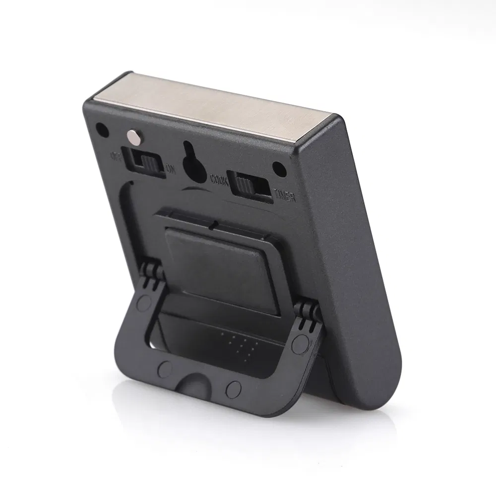 Instant Read Meat Thermometer with Magnet Clock Timer Alarm