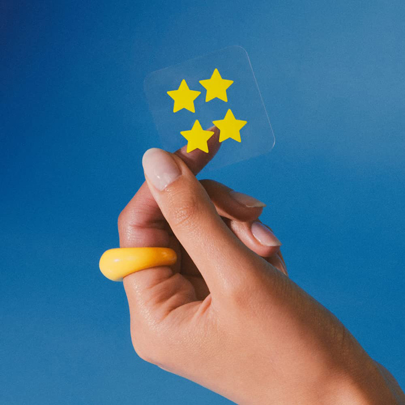 Yellow Star Shaped Acne Absorbing Cover Patch