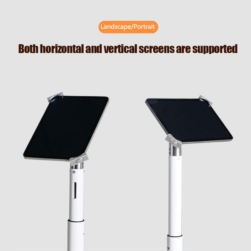 Telescopic Tube Tablet Floor Stand