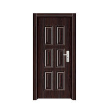 Modern and Stylish Steel Entrance Door for Apartment House Exterior Use
