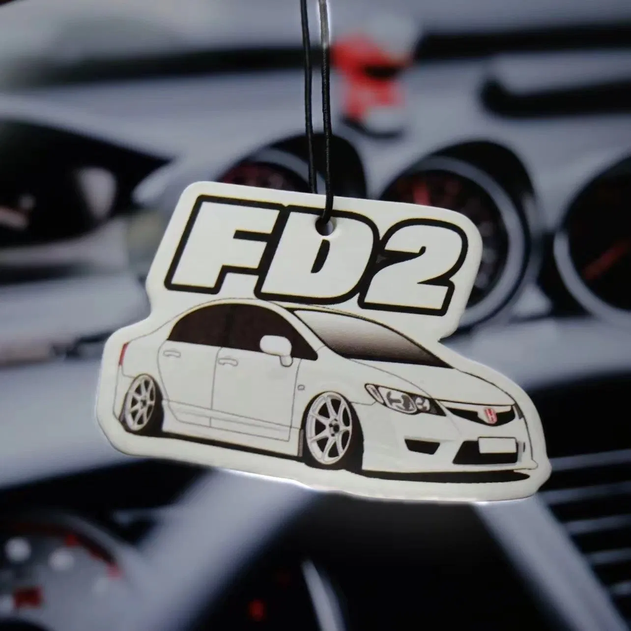 Luxurious Custom Jasmine and Green Apple Car Air Freshener