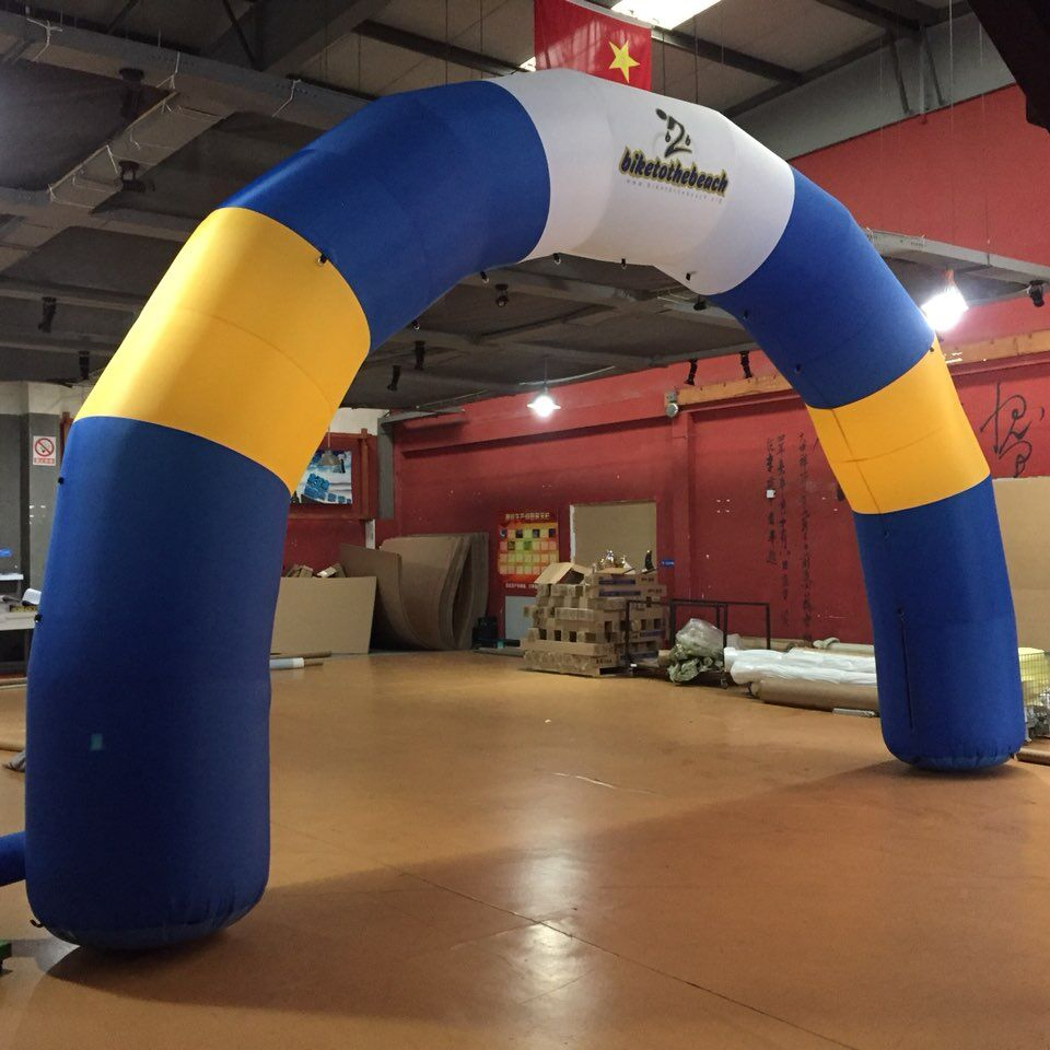 Custom Giant Welcome Start Finish Line Inflatable Entrance Arch