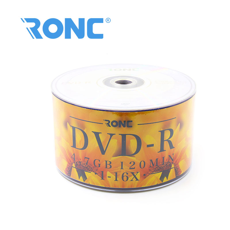 DVD-R 4.7GB 16X для записи, 50 шт.