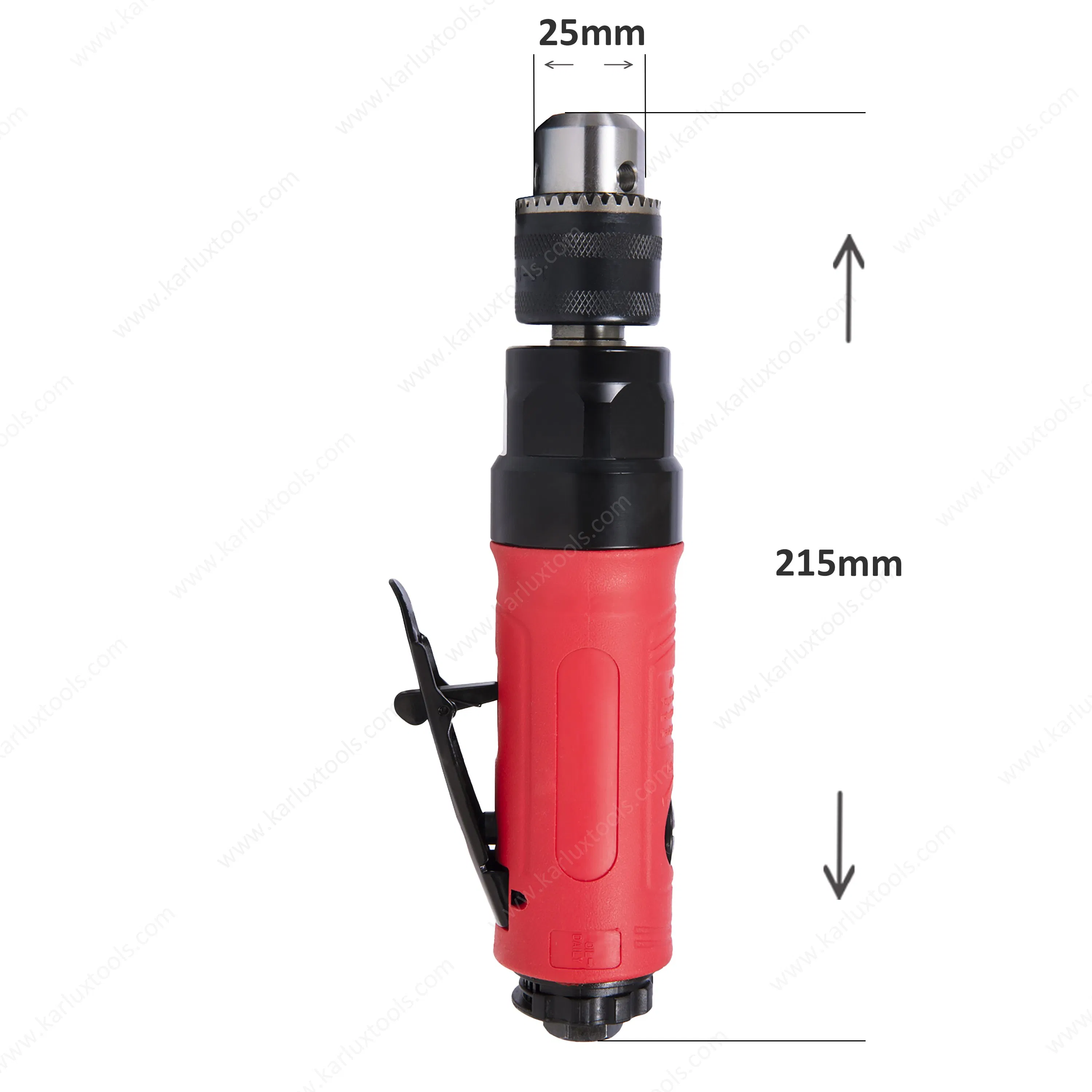 Пневматическая дрель 3/8" 2500 об/мин низкоскоростная прямая
