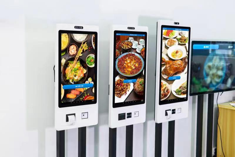 27 Inch USB Wall Mount /Floor Standing Kiosk for Self Order Store