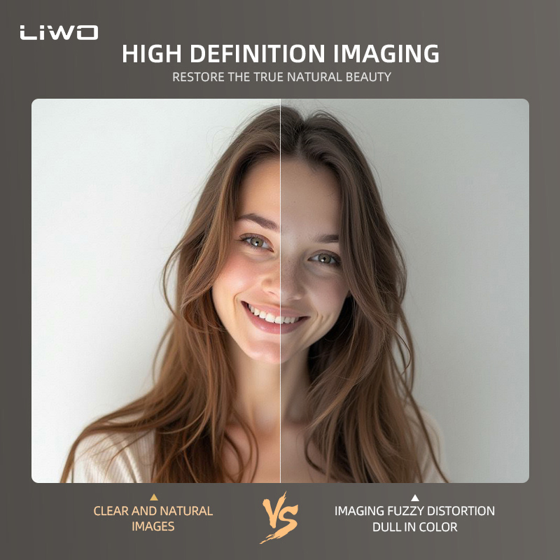 Stylish Decoration Frame-Less Rectangle Bathroom LED Mirror with Smart Front and Backlit Light Voice Control Anti Fog Electronic Furniture