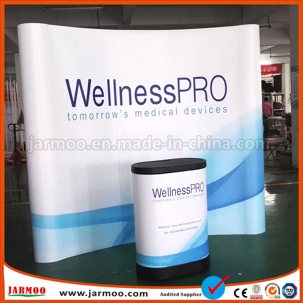 Hot Sale PVC Material Pop up Wall