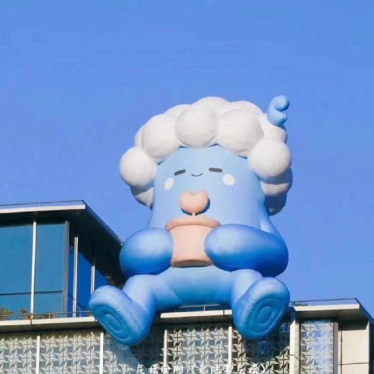 Whimsical Inflatable Oxford Elephant for Unique Garden Decor