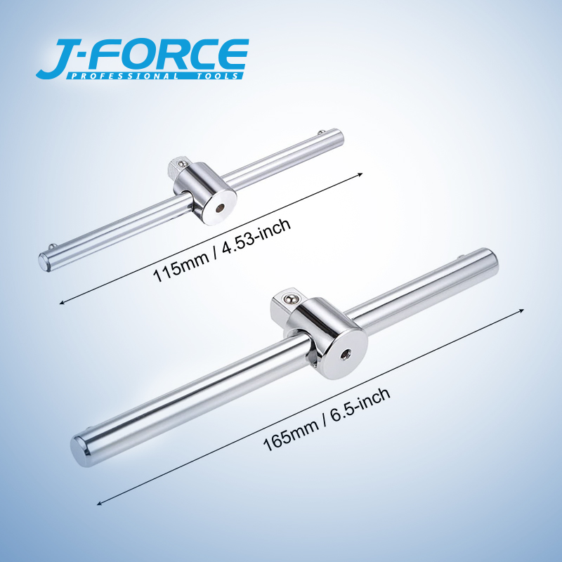 Ударная головка-ползун J-Force 1/2" с Т-образной рукояткой