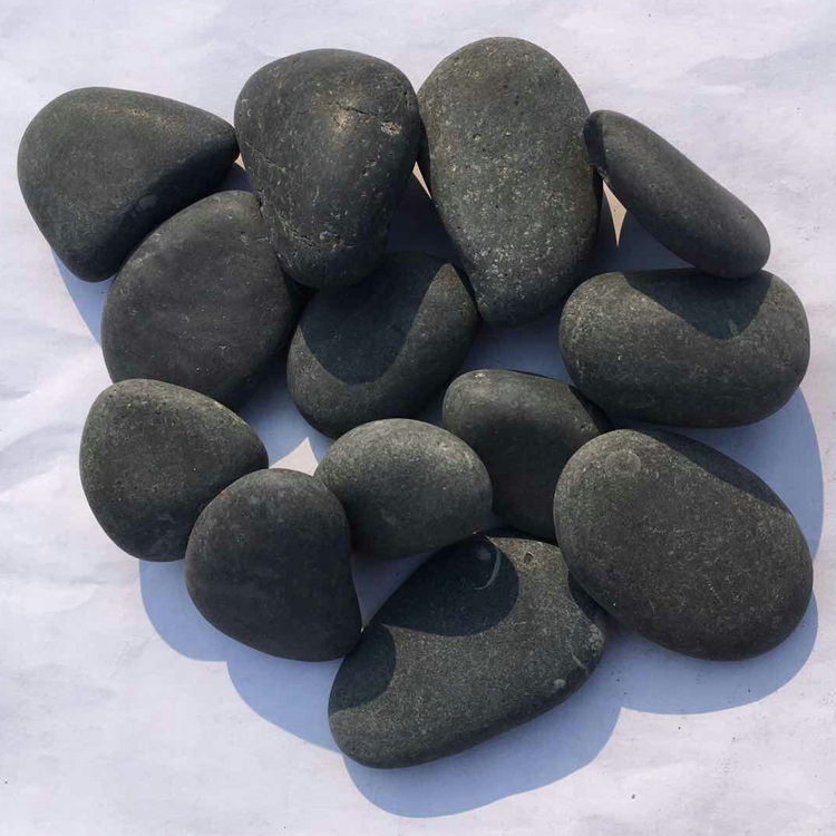 2-3cm Black Natural Pebble Stone